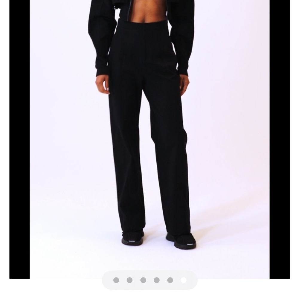 ALO high-waist on point moto trouser
